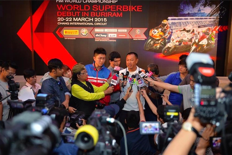 Das allgemeine Interesse an der Superbike-WM in Thailand ist sehr gross