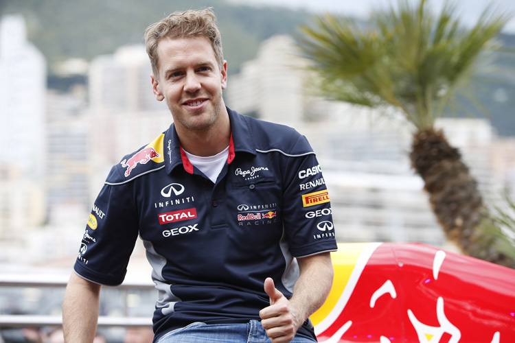 Sebastian Vettel ist zufrieden
