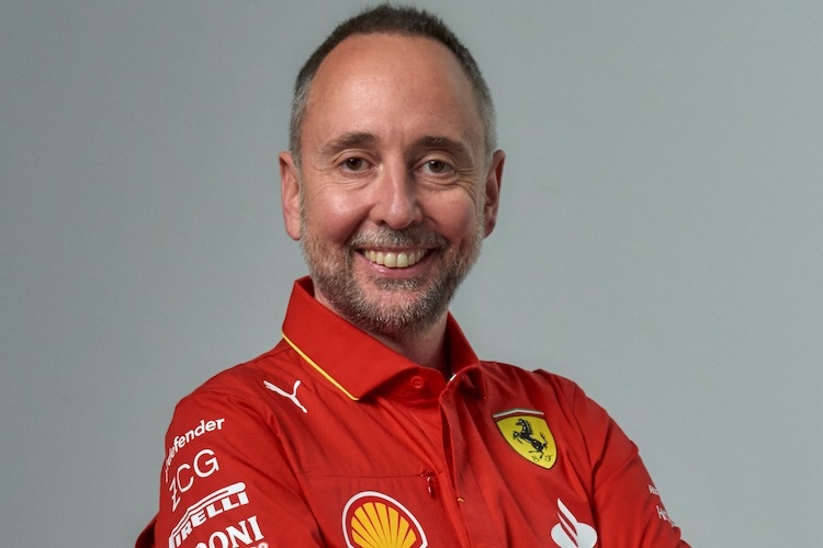 Enrico Cardile, Chassis-Chef von Ferrari, betont: «Es wird entscheidend sein, ein gutes Entwicklungstempo zu finden»