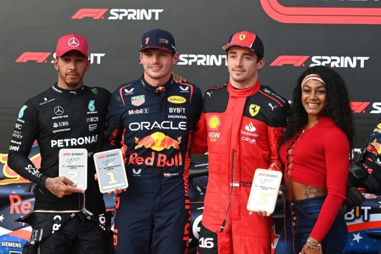 Sir Hamilton, Verstappen, Leclerc & Sha'Carri Richardson