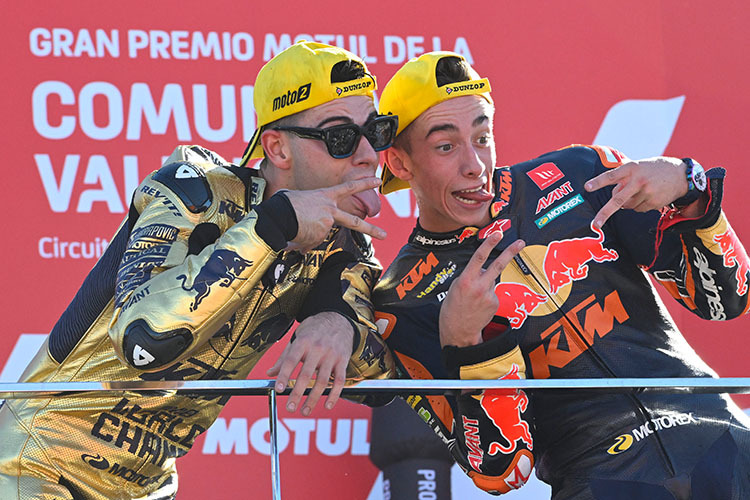 Valencia-GP: Augusto Fernández feiert den Titel, Teamkollege Acosta den Moto2-Sieg