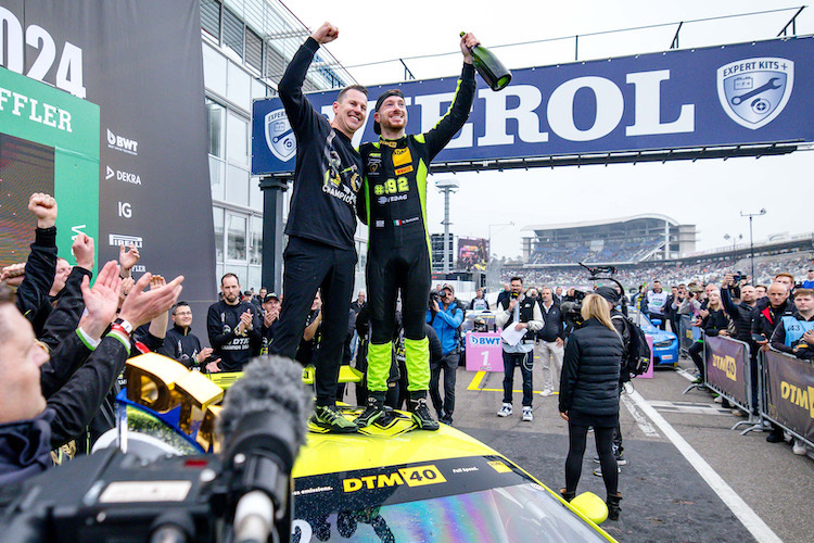 Mirko Bortolotti an der Seite seines Teamchefs Stefan Schlund