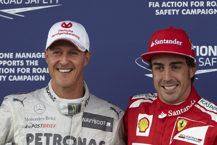 Fernando Alonso über Michael Schumacher: «Er erzielte Ergebnisse, die über das Potenzial des Auto hinausgingen»