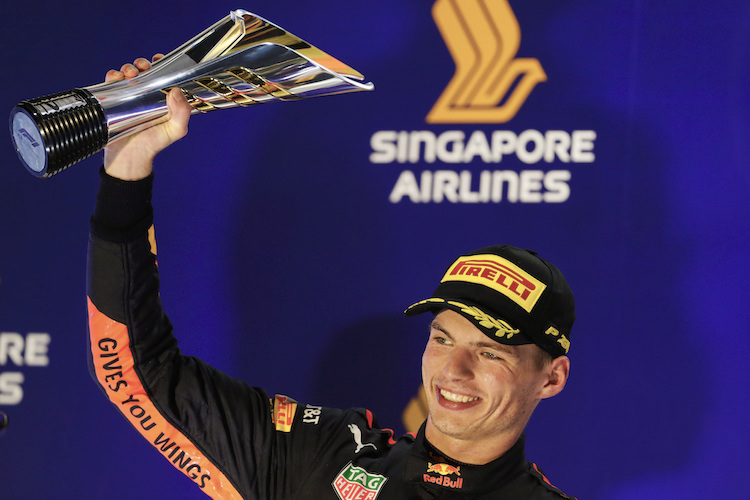 Max Verstappen in Singapur