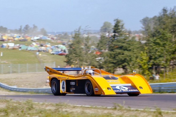 McLaren 1972 in Nordamerika: Peter Revson im CanAm-Rennwagen