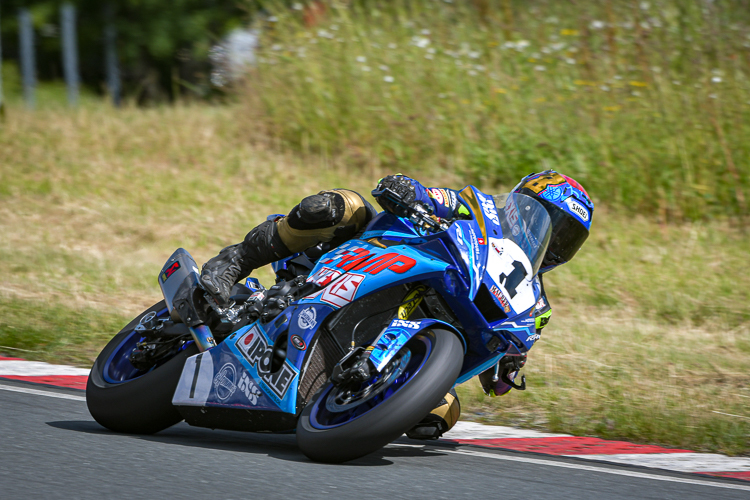 Lukas Maurer liegt vor Horice an der zweiten Stelle der IRRC Superbike