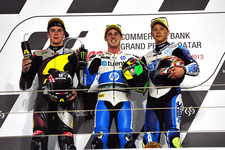 Moto2 - Scott Redding Pos Espargaro und Takaaki Nakagami