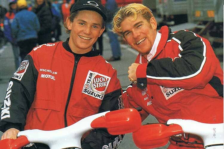 Aaron Gobert und Anthony beim Brünn-GP 1997