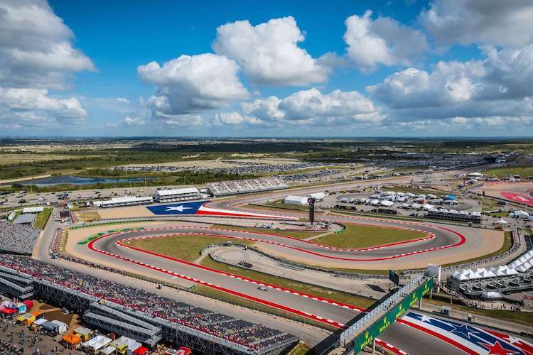 Die tolle Rennanlage Circuit of the Americas