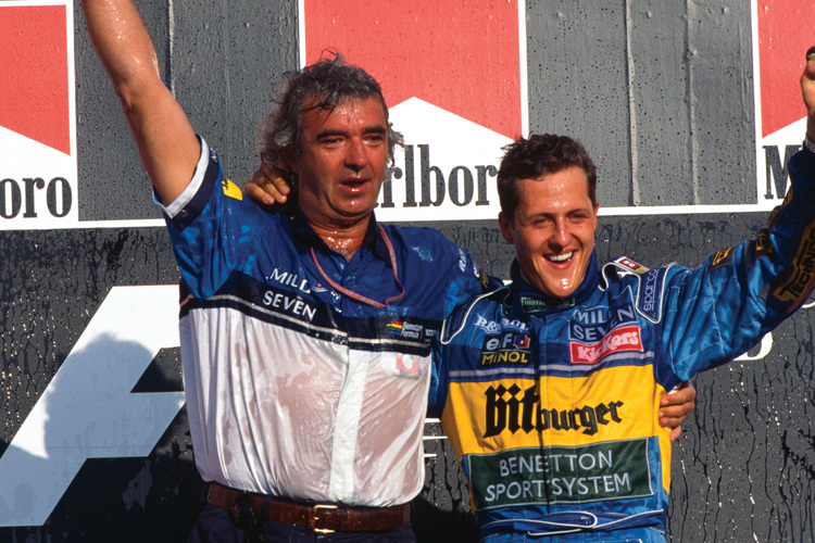 Flavio Briatore und Michael Schumacher feierten gemeinsam viele Erfolge