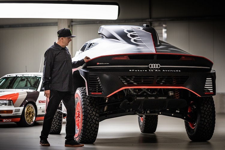 Ken Block und der Audi RS e-tron GT