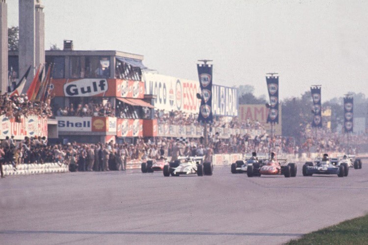 Zieleinlauf in Monza 1971 – im ersten Moment war nicht klar, wer gewonnen hatte