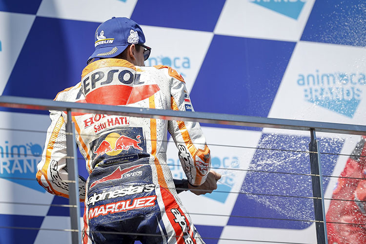 100. MotoGP-Podestplatz für Marc Márquez
