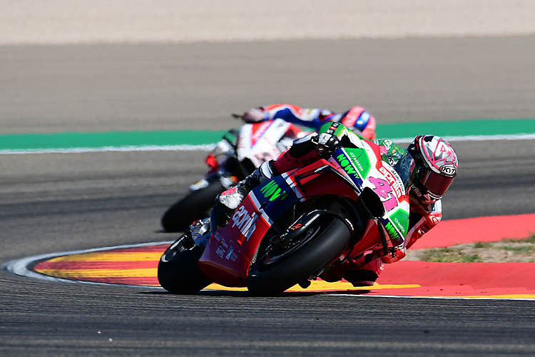 Aleix Espargaró erzielte in Aragón das beste Ergebnis der Aprilia RS-GP in der MotoGP