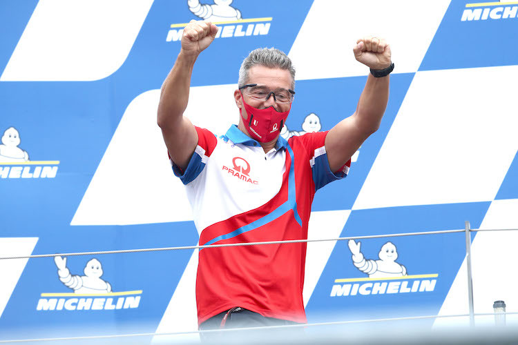 Guidotti a célébré de nombreux succès avec Pramac Racing, dont la victoire de Jorge Martin lors de la première course de Spielberg l'année dernière