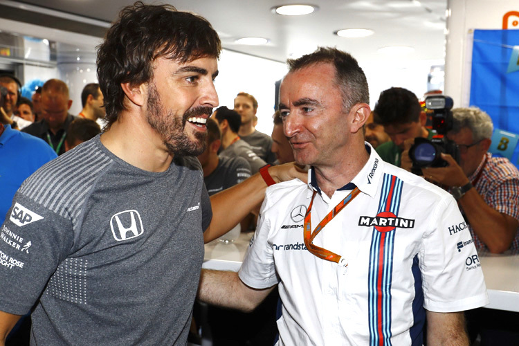 Fernando Alonso und Williams-Technikchef Paddy Lowe