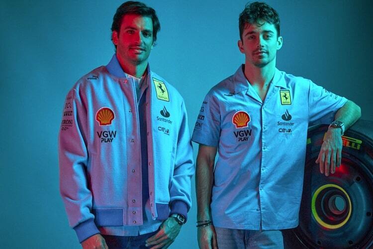 Carlos Sainz und Charles Leclerc in Miami 2024