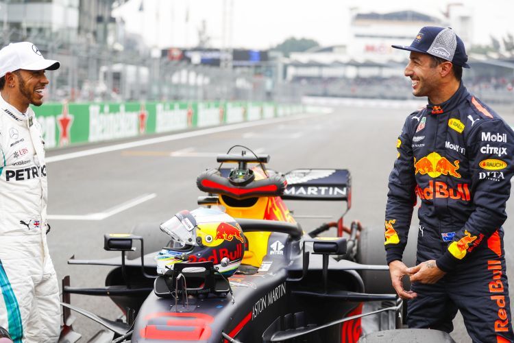Lewis Hamilton & Daniel Ricciardo