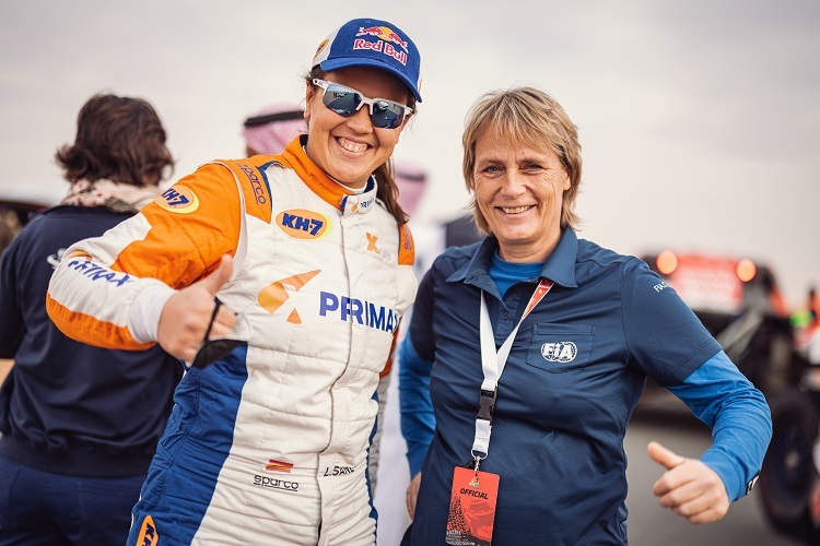 Laia Sanz und die Dakar-«Queen» Jutta Kleinschmidt