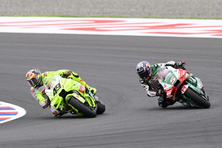 Fabio Di Giannantonio und Johann Zarco