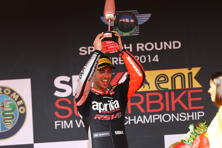 Marco Melandri gewann 2014 sechs Superbike-Läufe