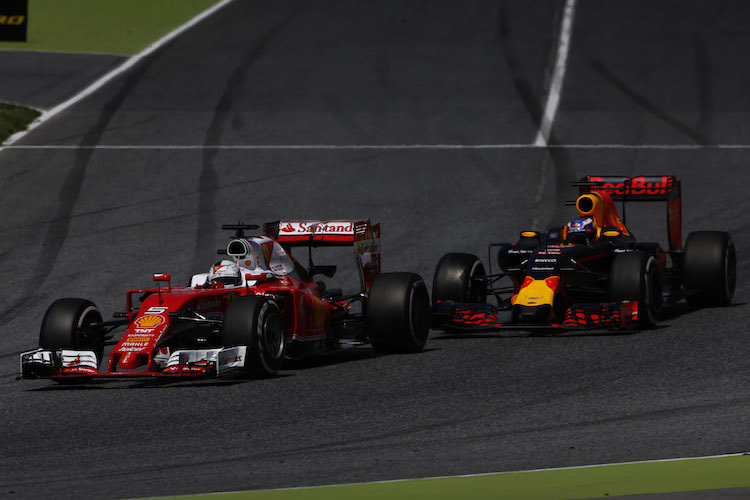Sebastian Vetel gegen Daniel Ricciardo