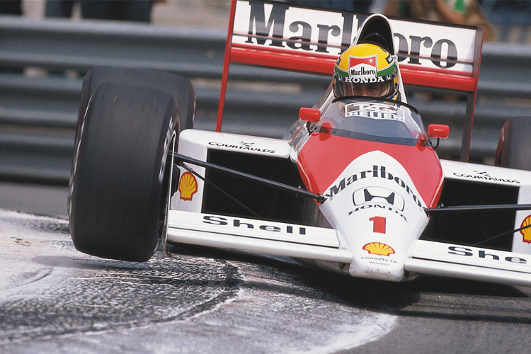 Ayrton Senna, der grosse Star von McLaren-Honda