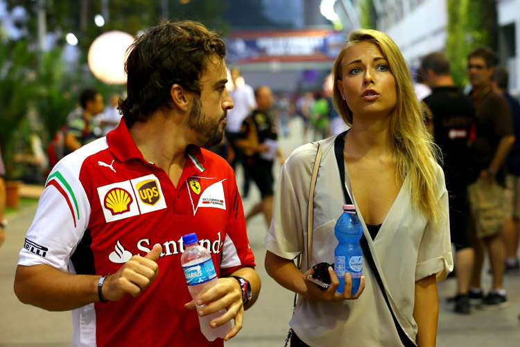 Kein Liebespaar mehr: Fernando Alonso und Dasha Kapustina