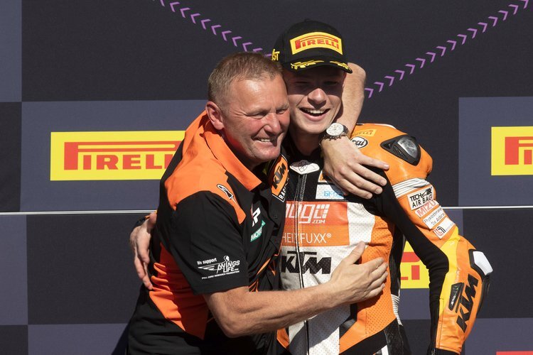 Am Ende schien für Freudenberg KTM und Jeffrey Buis wieder die Sonne