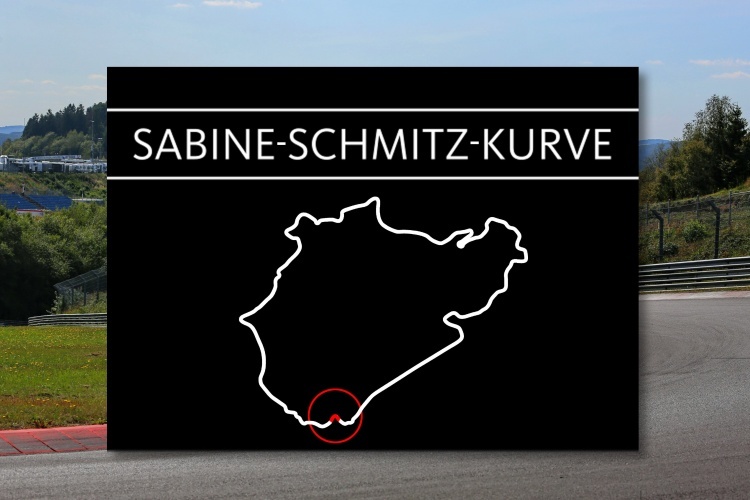 Kurve 1 der Nordschleife wird zur Sabine-Schmitz-Kurve