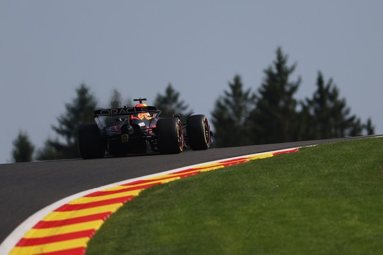 Die Ansicht der McLaren-Fahrer im Sprint von Belgien
