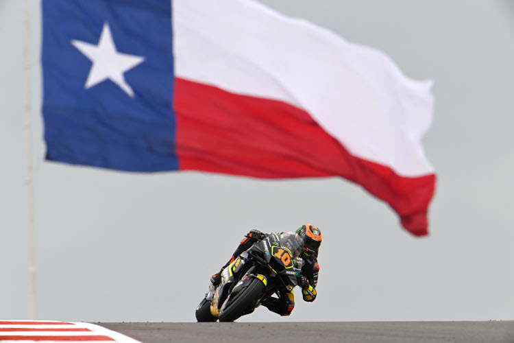 In Texas vorne: Luca Marini