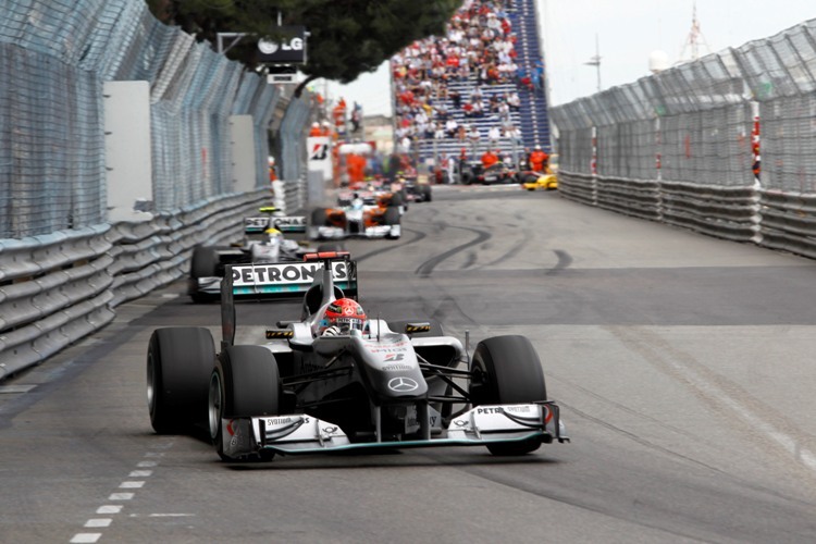 Schumi fuhr in Monaco in bewährter Form