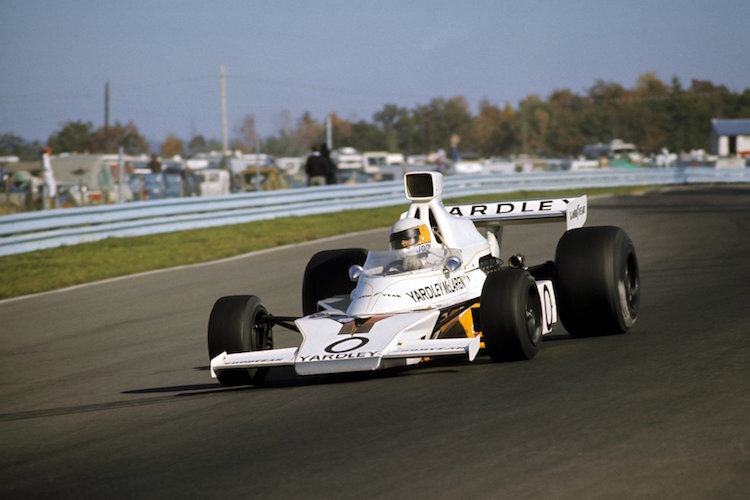 Eine Null auf dem Auto, keine Null am Steuer: Jody Scheckter in Watkins Glen (USA) 1973