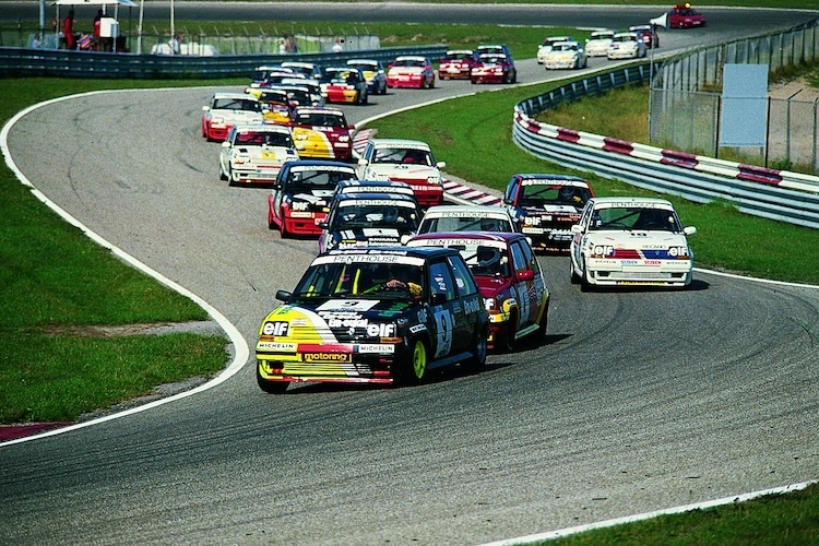 Salzburgring 1989: Joha #9 führt das Fünfer-Feld an