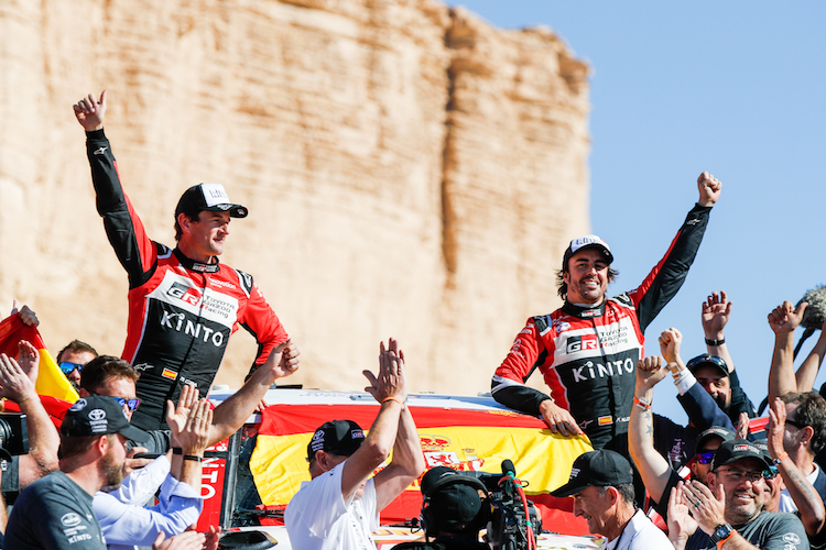 Fernando Alonso und Marc Coma konnten die Rallye Dakar in Saudi-Arabien beenden