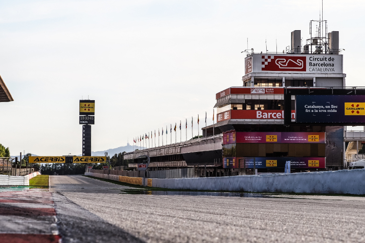 Auf dem Circuit de Catalunya wird das Wochenende über getestet