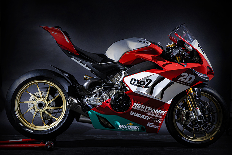So ähnlich wird das Design der Ducati von HRT-100 aussehen – das Logo von Prokasro fehlt noch