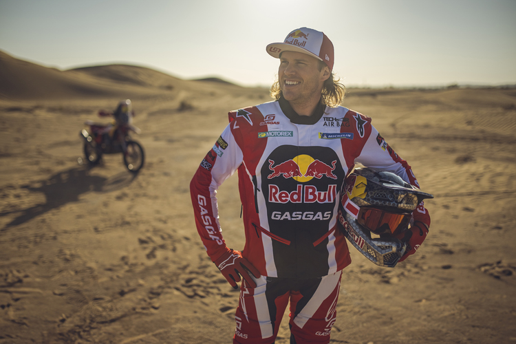 Drei Dakar-Etappensiege hat Daniel Sanders (GASGAS) auf dem Konto. Fügt er 2024 weitere Erfolge hinzu?