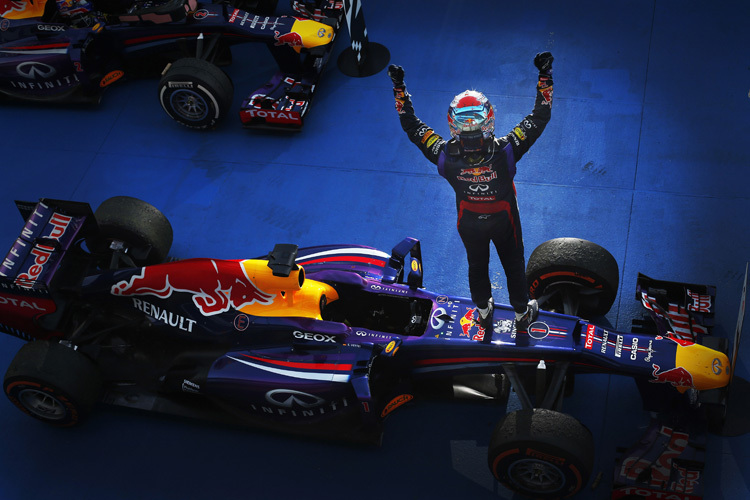 Sebastian Vettel: Fünfter GP-Sieg in Folge