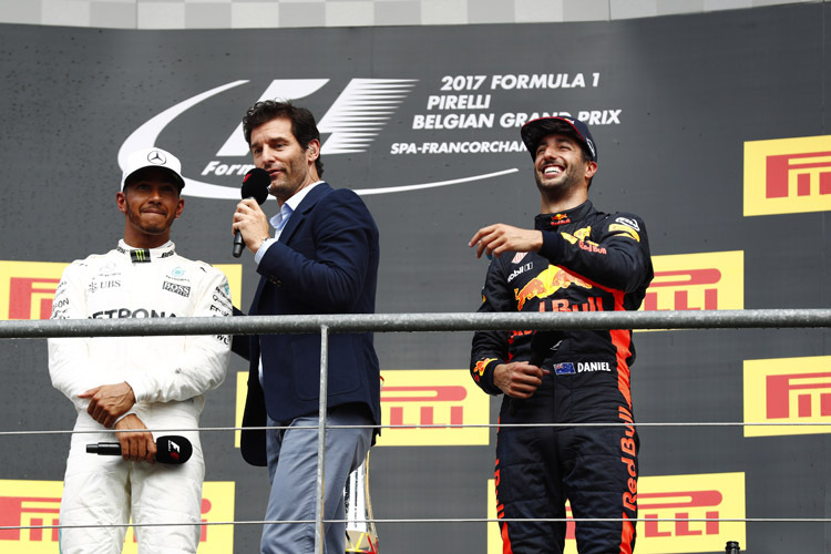Daniel Ricciardo schaffte es in Belgien aufs Treppchen