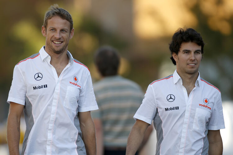 Jenson Button und Sergio Pérez setzen sich bescheidene Ziele