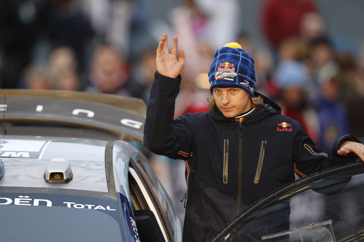 Räikkönen auch in diesem Jahr in der Rallye-WM