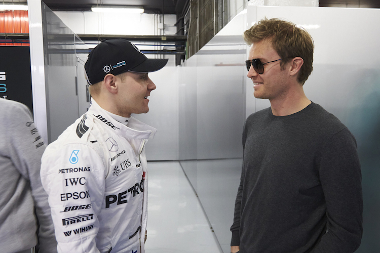 Valtteri Bottas und Nico Rosberg
