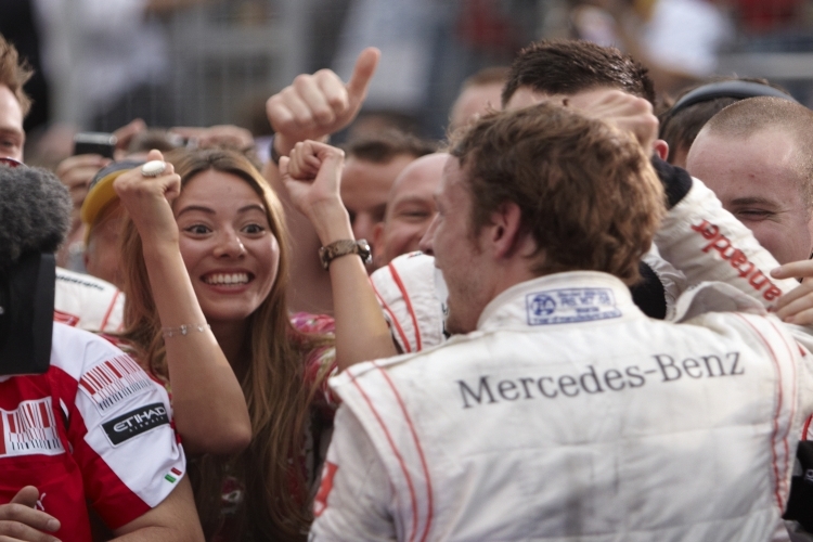 Jenson Button bei den Fans