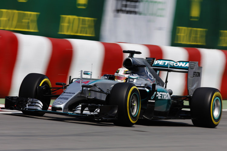 Lewis Hamilton drehte im ersten freien Training zum Kanada-GP die schnellste Runde