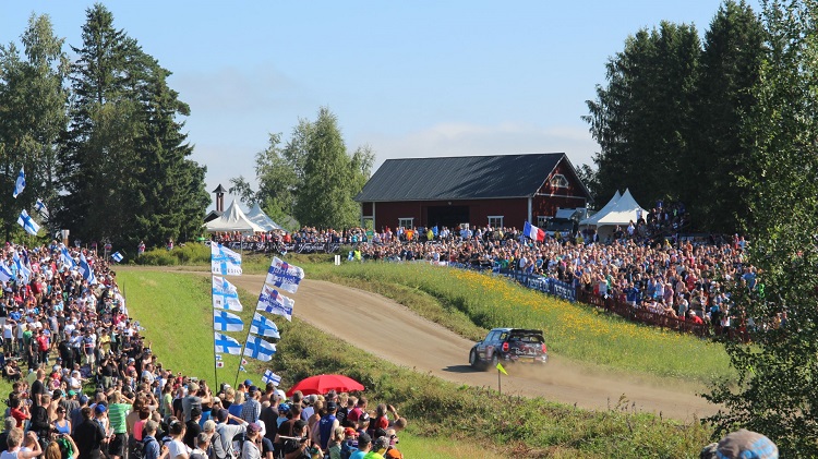 Zuschauer-Zonen bei der Rallye Finnland