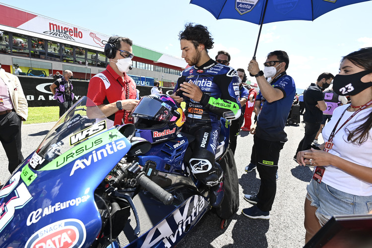 Enea Bastianini kam nicht viel weiter als in die Startaufstellung