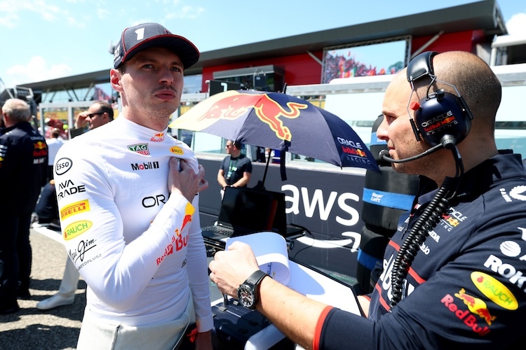 Max Verstappen und Gianpiero Lambiase