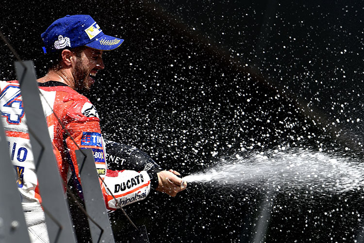 Andrea Dovizioso feierte in Spielberg seinen dritten Saisonsieg